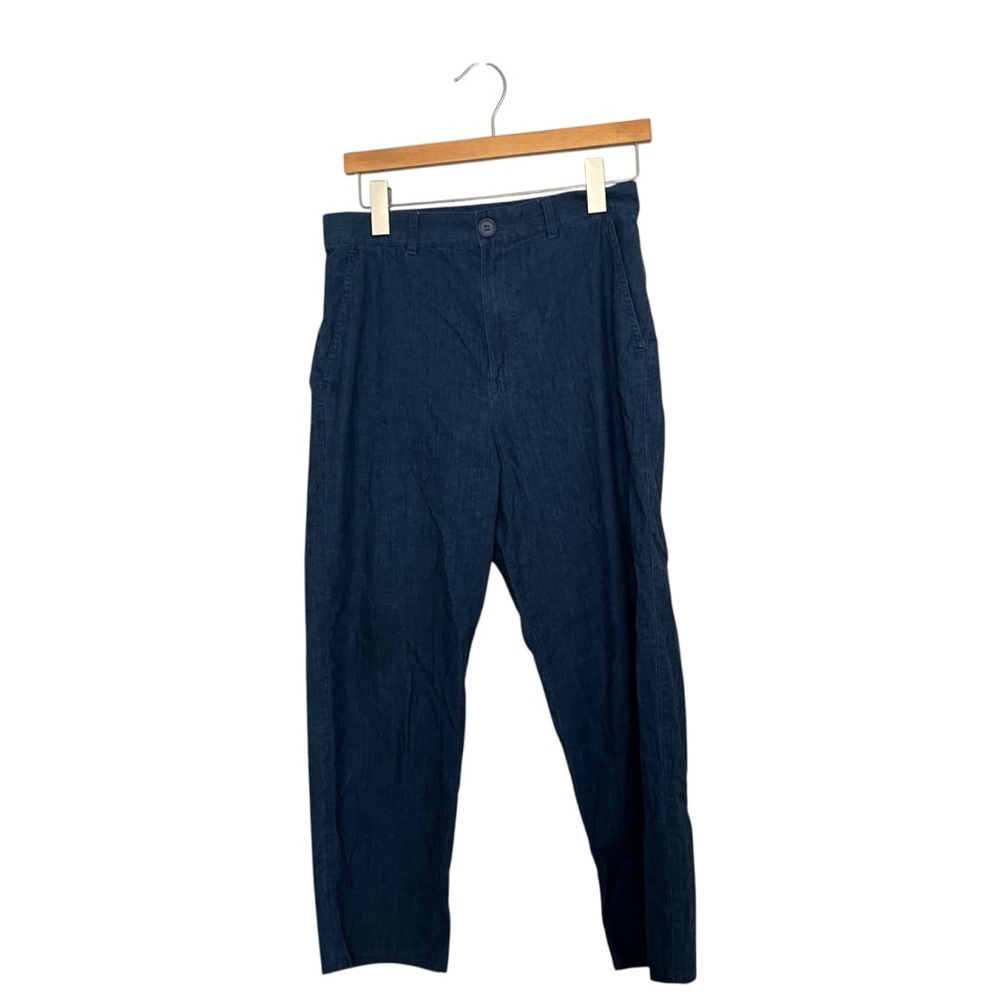 COS Blue High Rise Dress Pants Lightweight Career Academia Womens Size 4